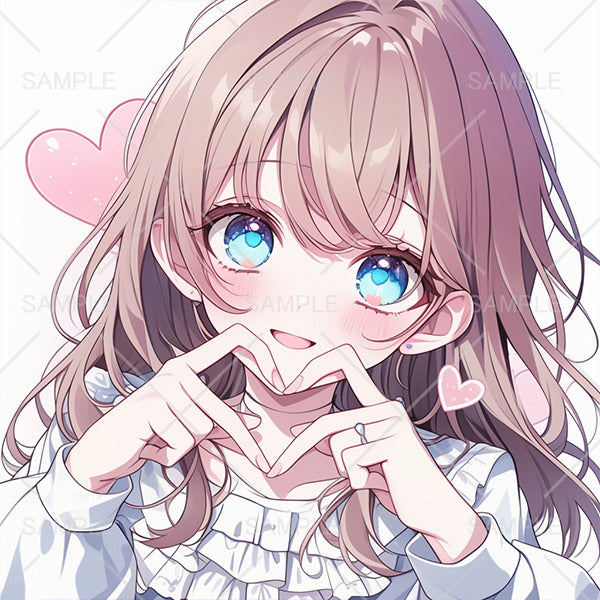 すきすき💕かわいい女の子アイコン