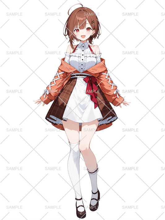 【有料】女の子 立ち絵 チェックちゃん(IRIAM 動作確認済み)
