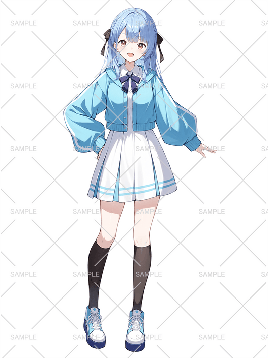 【有料】女の子 立ち絵 青ジャージちゃん(IRIAM 動作確認済み)