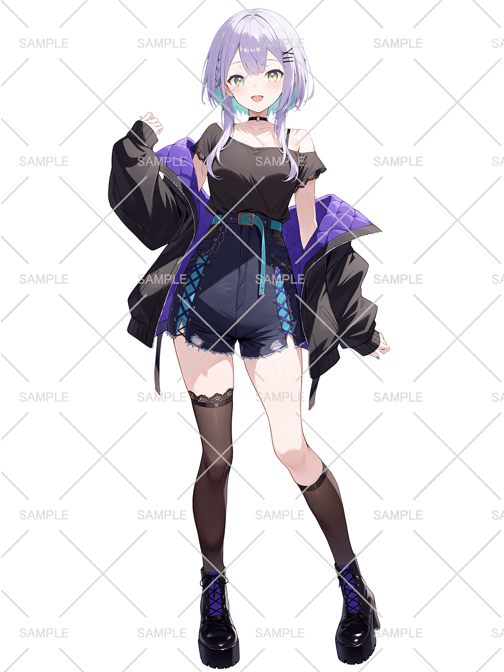 【有料】女の子 立ち絵 パンクちゃん(IRIAM 動作確認済み)