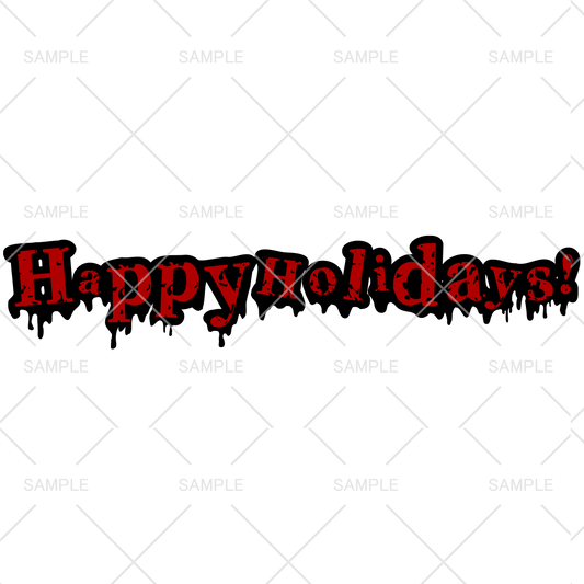 憎しみのクリスマス ~Happy Holidays!~ 無料ロゴ素材 1種類