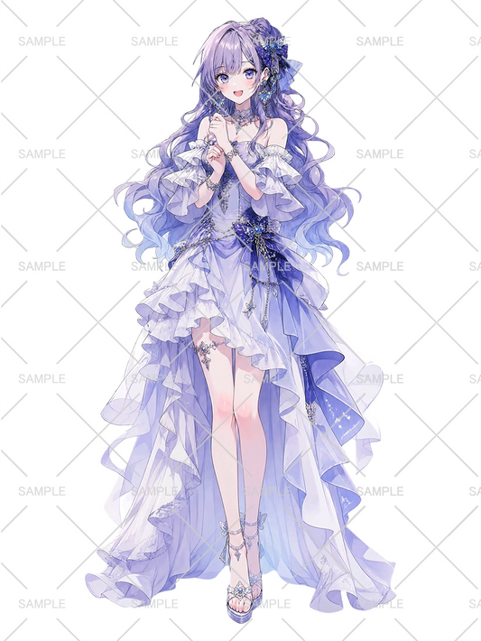 女の子 立ち絵 蝶の歌姫ちゃん（IRIAM動作確認済み）