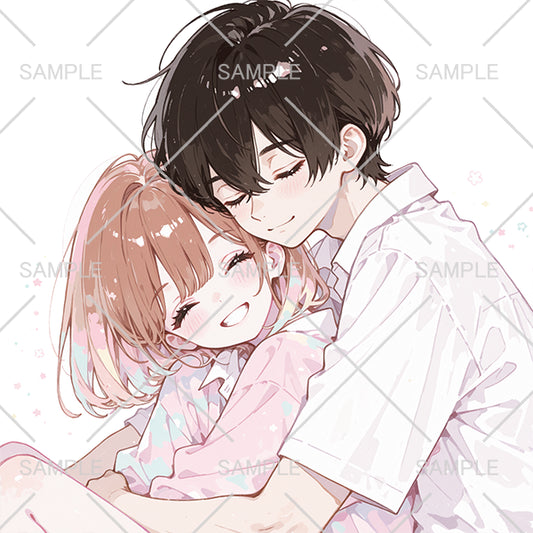 バックハグ💕癒し系カップルアイコン