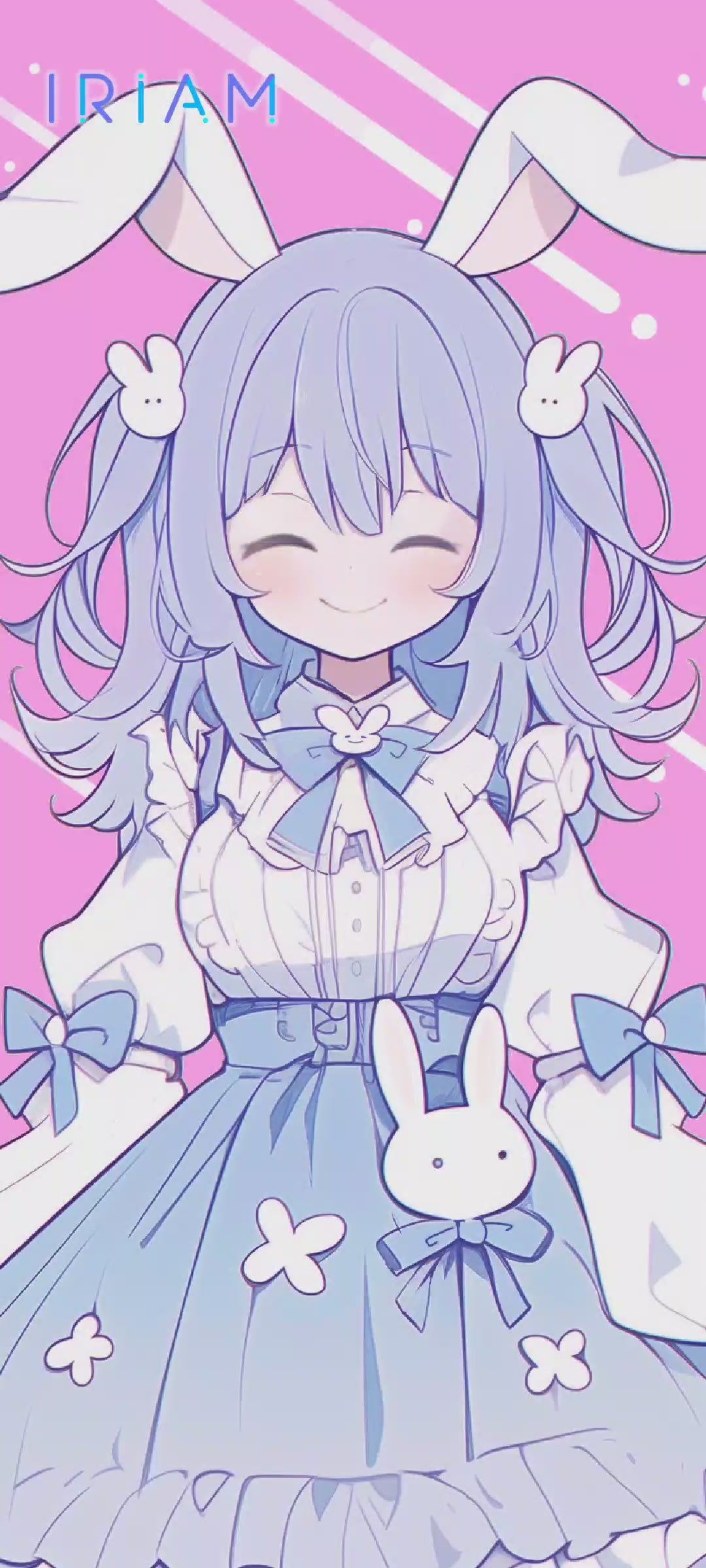 有料】女の子 立ち絵 うさぎモチーフ（IRIAM動作確認済み
