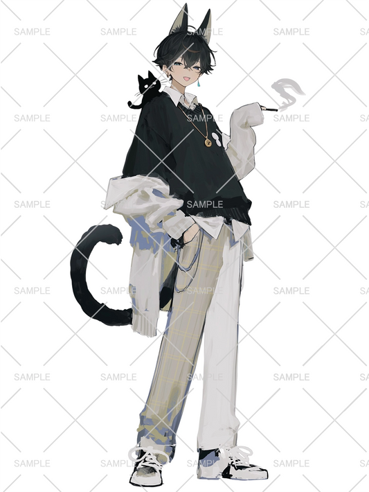 【有料】男性立ち絵 猫耳イケメンくん（IRIAM動作確認済み）