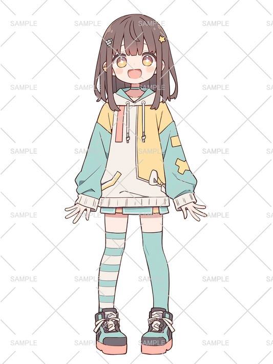 女の子 立ち絵 元気ちゃん（IRIAM動作確認済み）