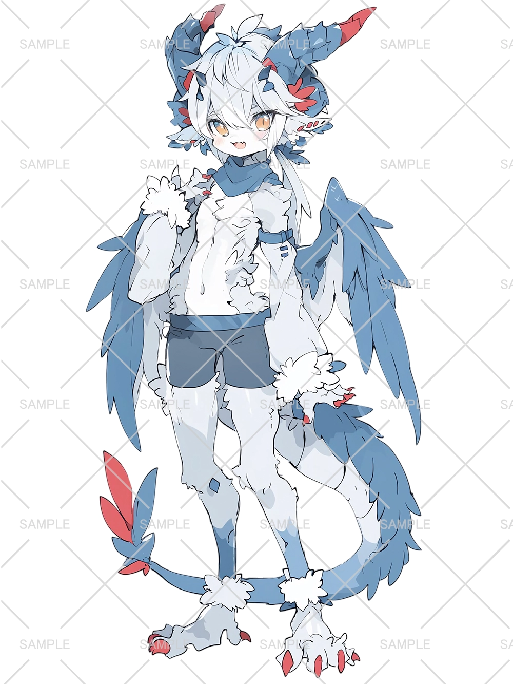 男の子 立ち絵 ドラゴン（IRIAM動作確認済み）