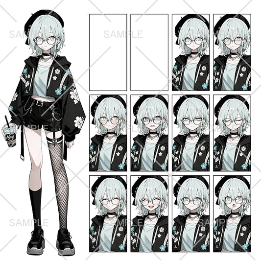 TRPG用フリー立ち絵 タピオカちゃん（表情差分あり）